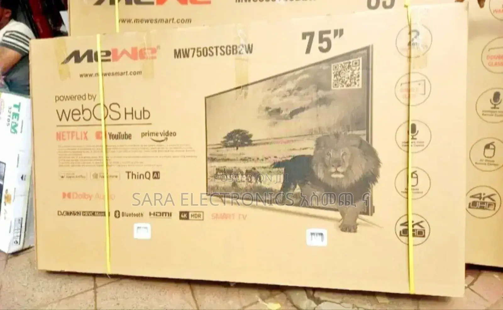 Mewe 75" Webos Hub