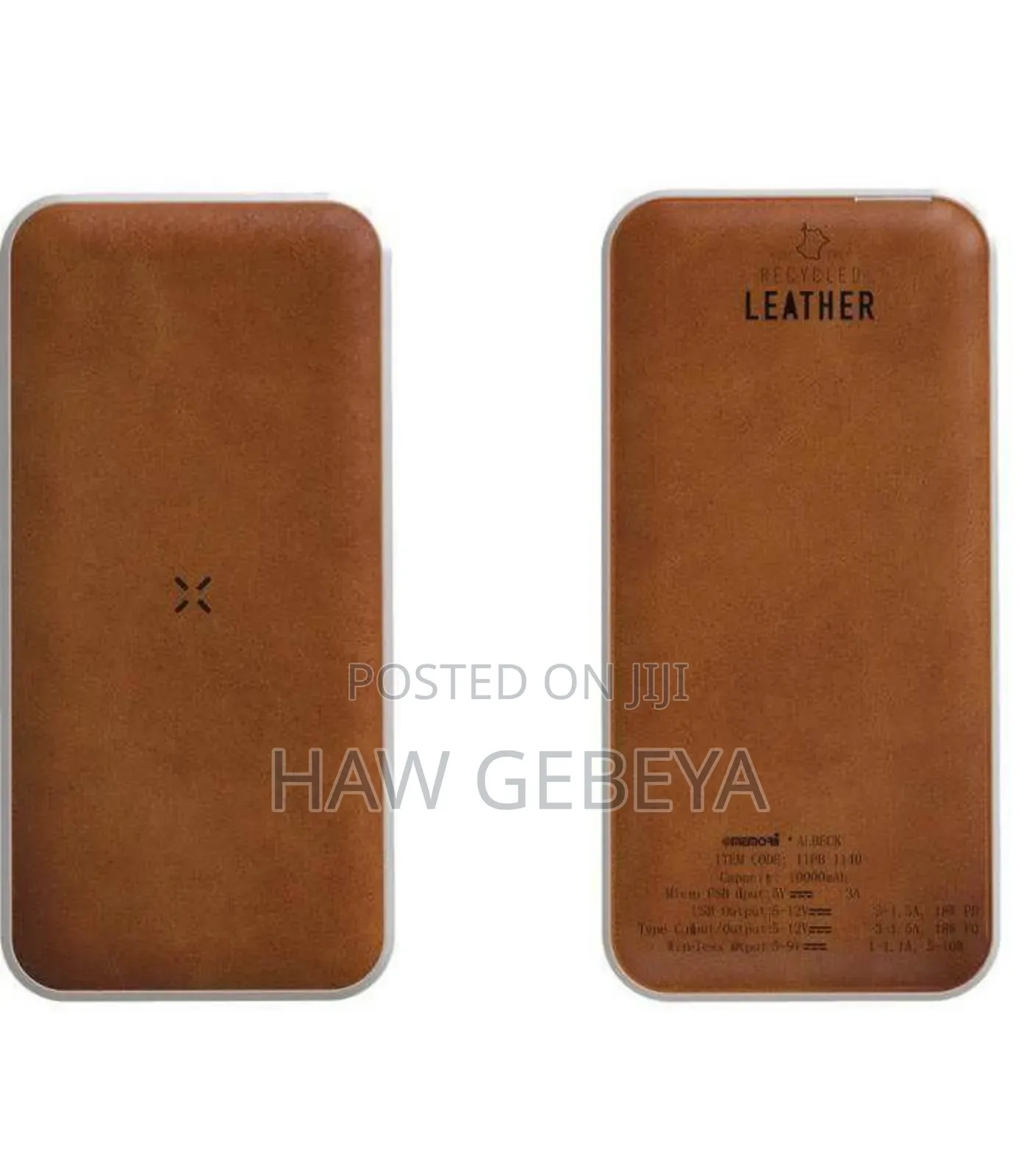  Albeck Recycled Leather Powerbank
