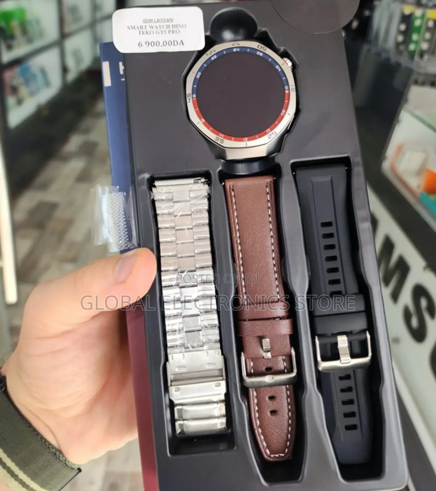 የጀርመን ብራንድ የሆነ 3 ማሰርያዎች ያሉት ኦርጅናል Smart Watch