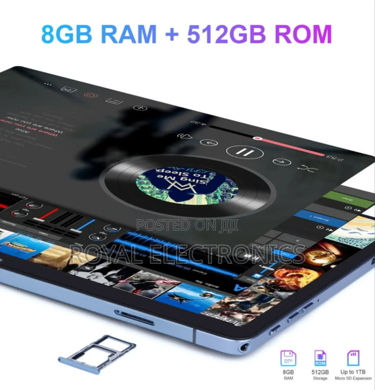 New Tablet 512 GB Black