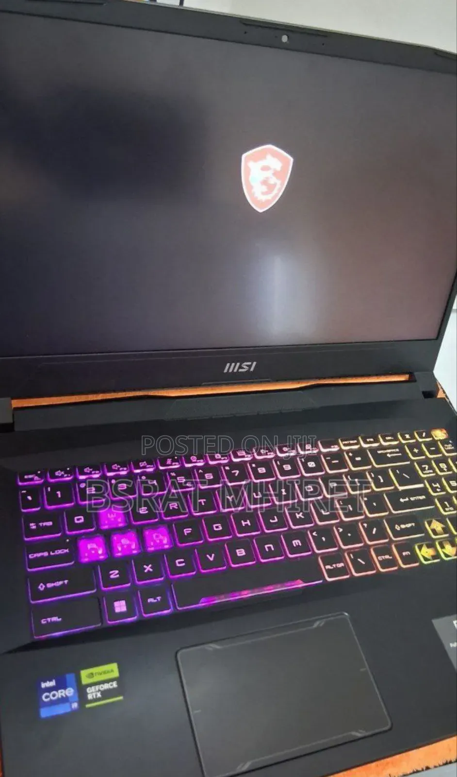 New Laptop MSI GF63 16GB Intel Core I9 SSD 1T