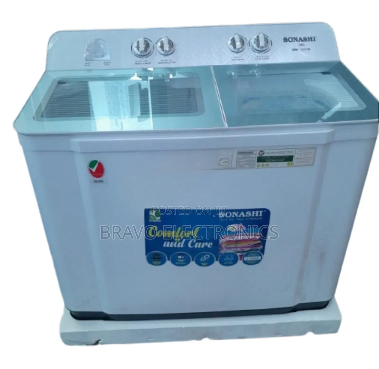 Sonashi 15kg Semi Automatic Washing + Free Delivery