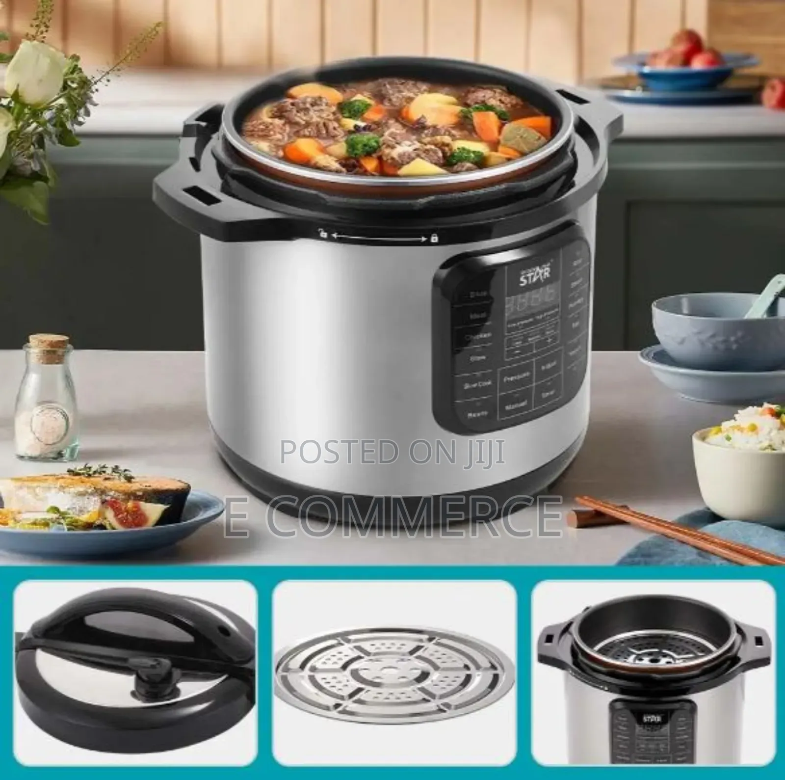 Winning Star 1500w 8l Multifunction Electric Pressure Cooker