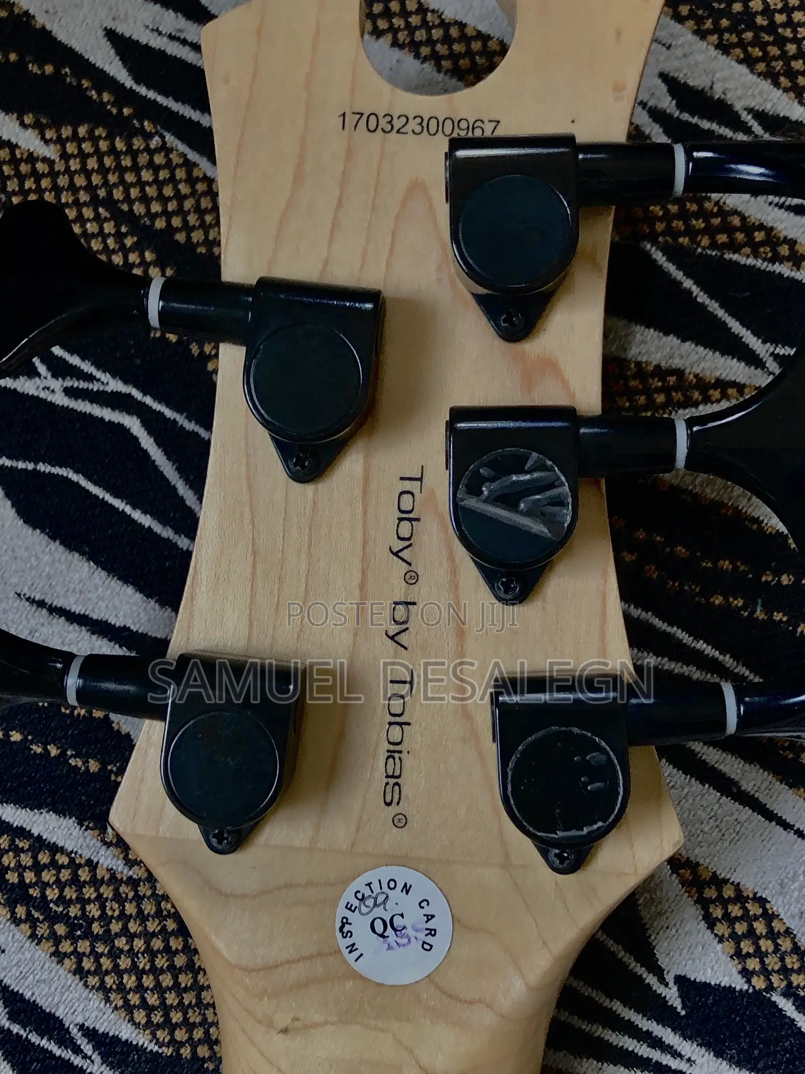 Tobias Deluxe Edition Bass With Bartolini Pickups