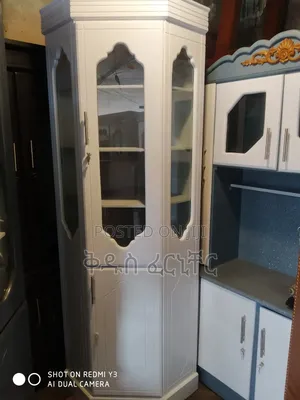 ባለ 5 መደርደሪያ ኮርነር ብፌ