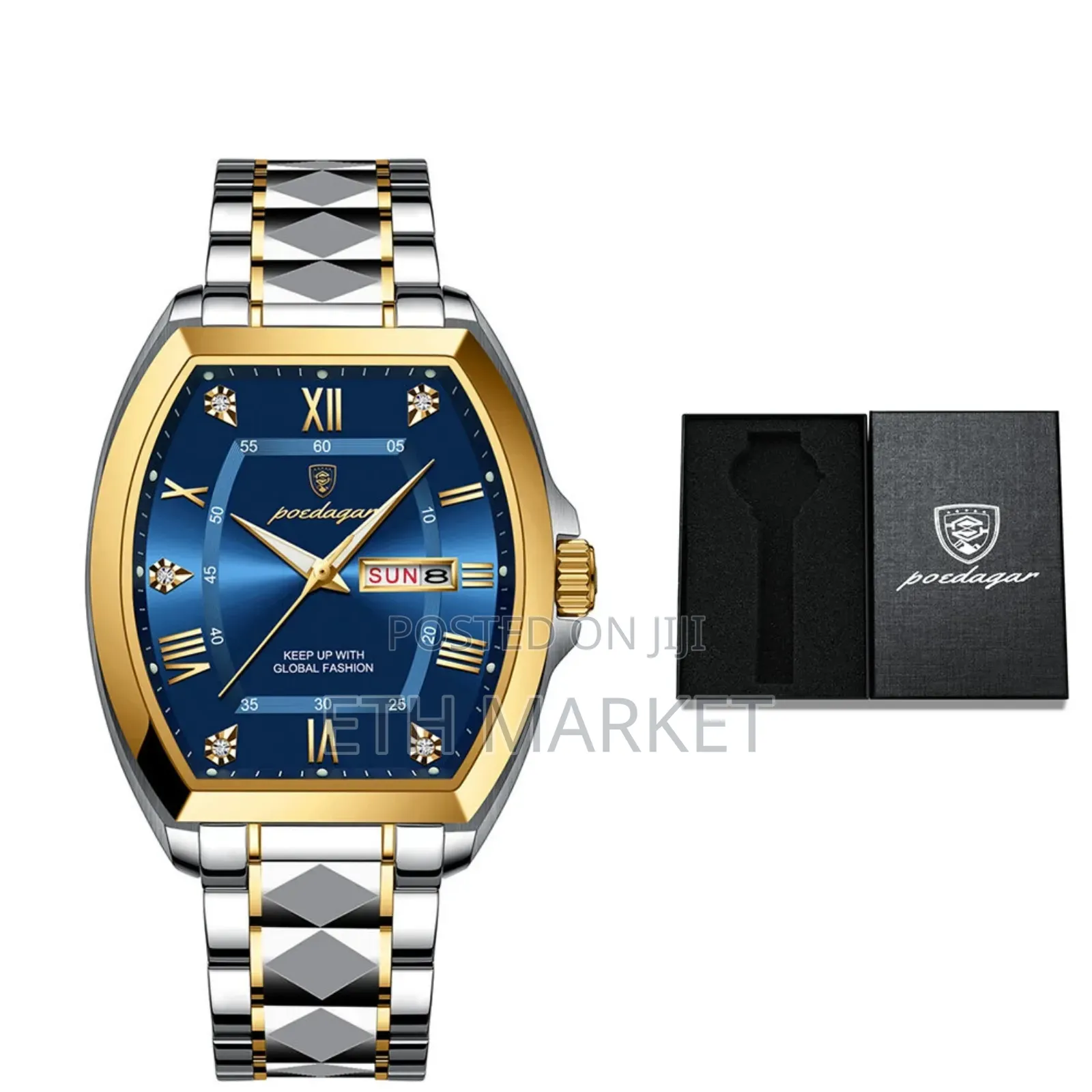 Poedagar Luxury Man Clock Quartz Men Watch Waterproof Watch