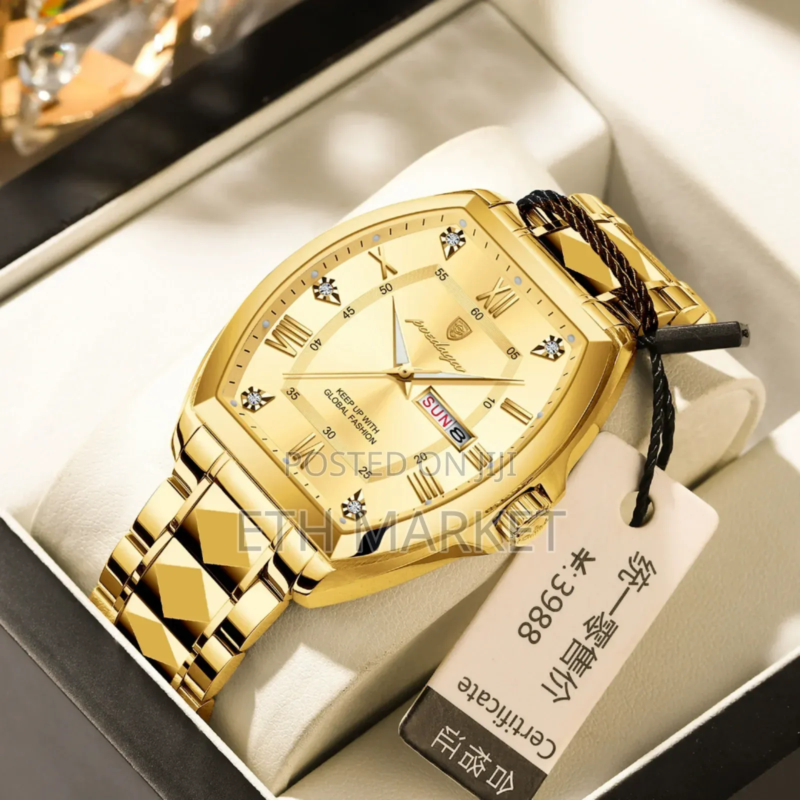 Business Casual Watch for Men Poedagar Stainless Steel