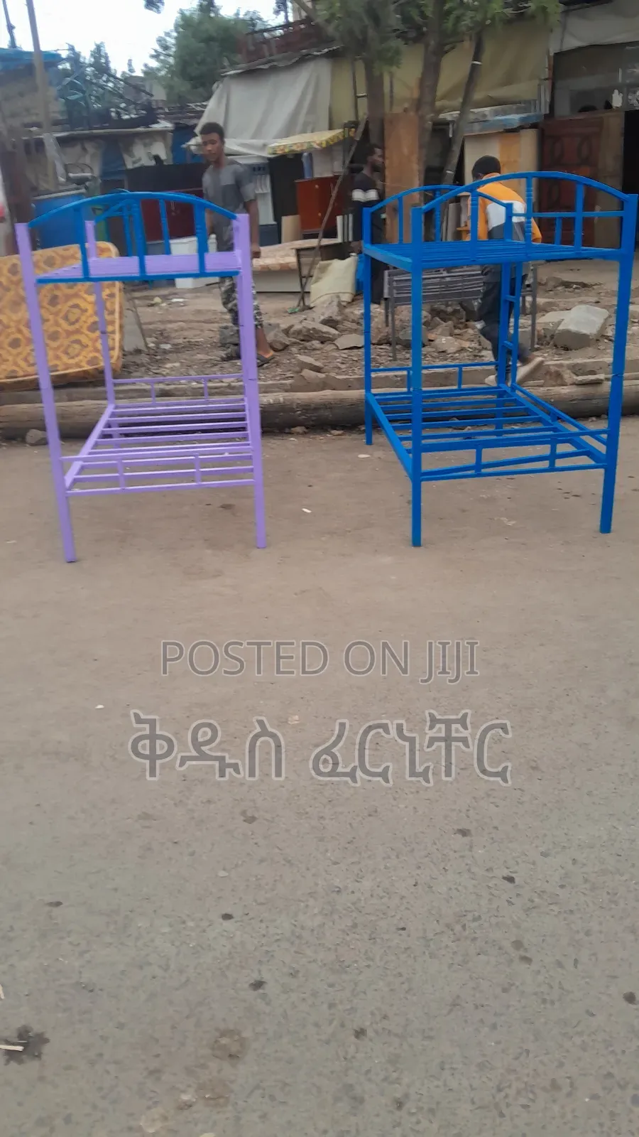 ተደራራቢ አልጋ በጠንካራ ብረት የተሰሩ ከ 1 አመት ዋስትና ጋር