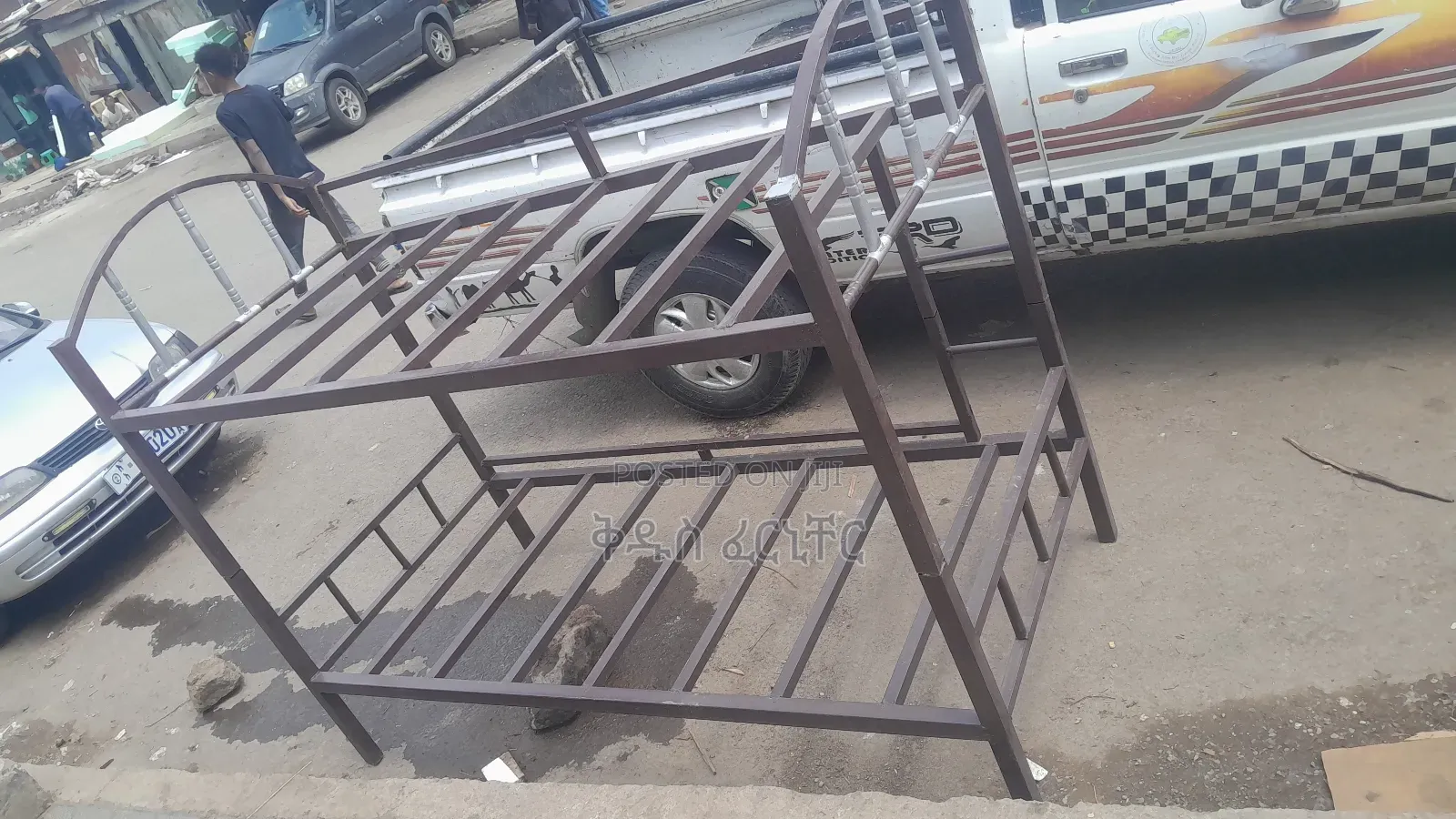 ተደራራቢ አልጋ በጠንካራ ብረት የተሰሩ ከ 1 አመት ዋስትና ጋር