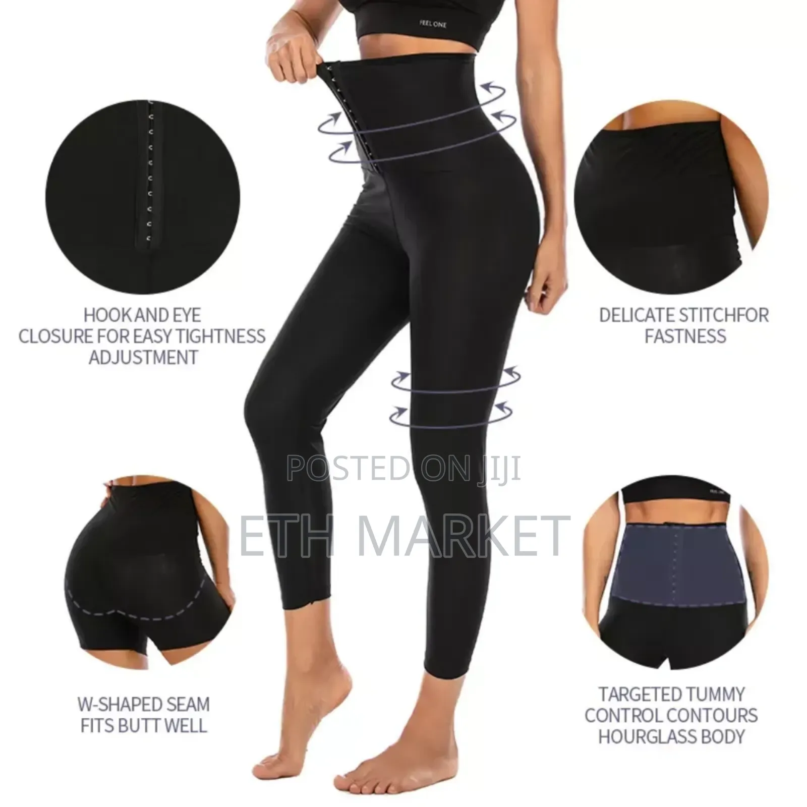 Women Sauna Leggings Sweat Pants High Waist Slimming Hot