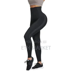 Sauna Pants Supper High Waist Pocket Legging Women Corset