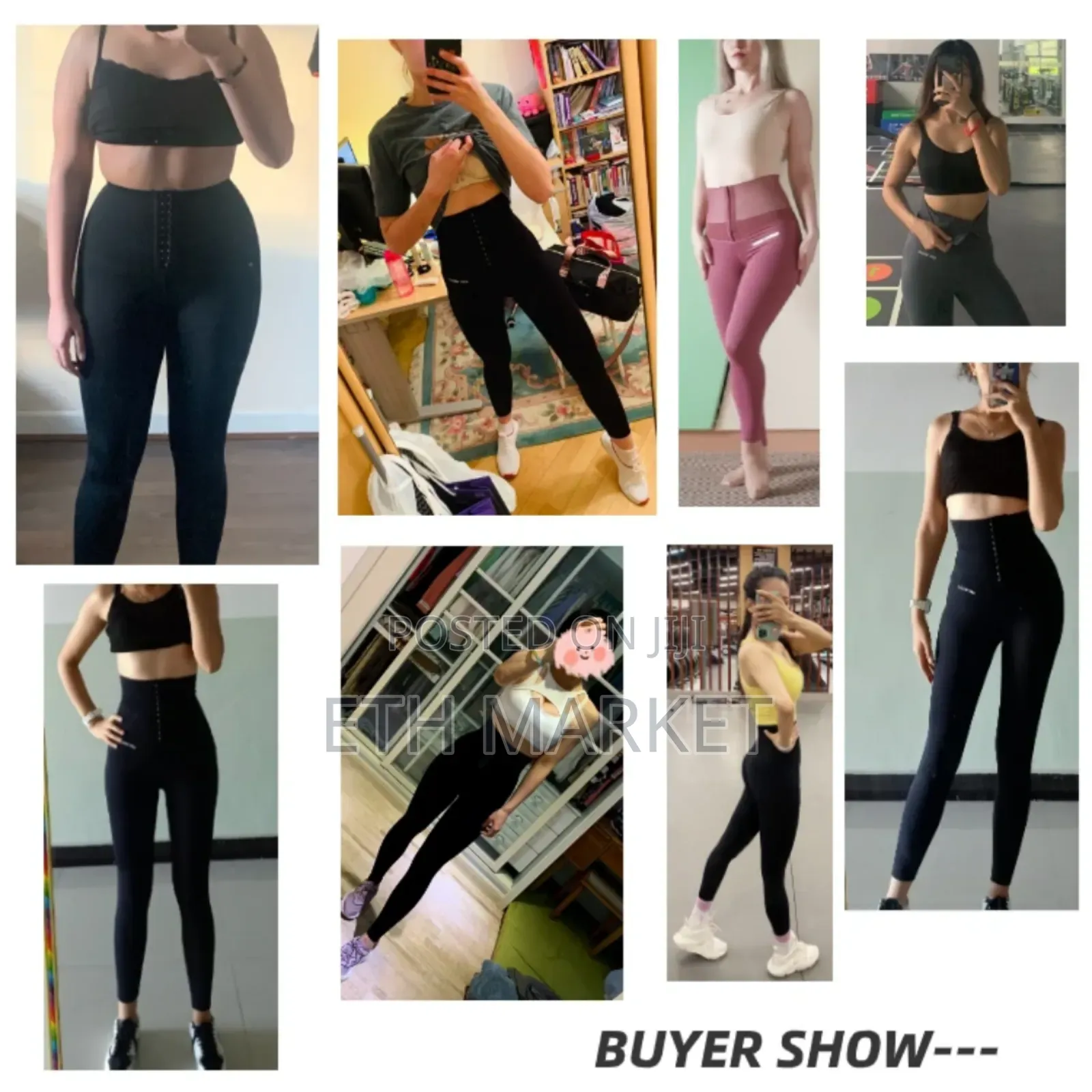 Sauna Pants Supper High Waist Pocket Legging Women Corset