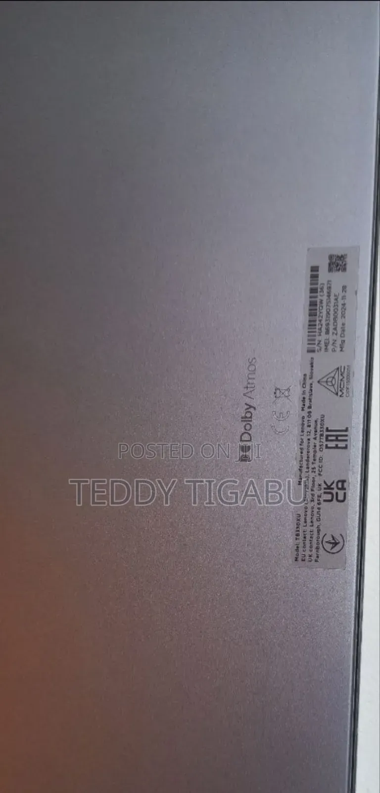 New Lenovo Tab M11 128 GB Black