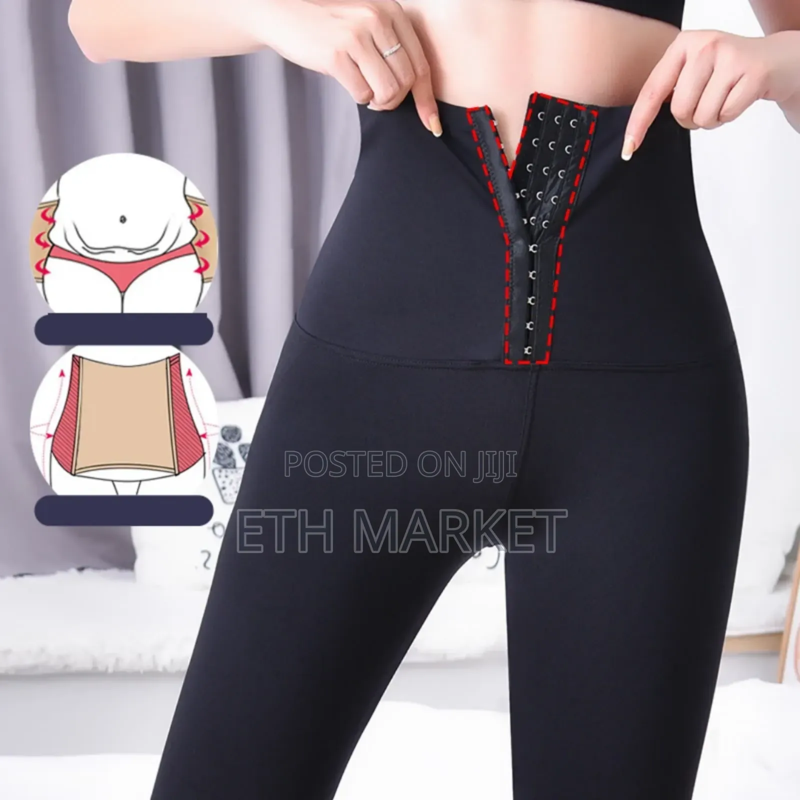 Women Corset Gym Leggings Tummy Control Sports Yoga Pants
