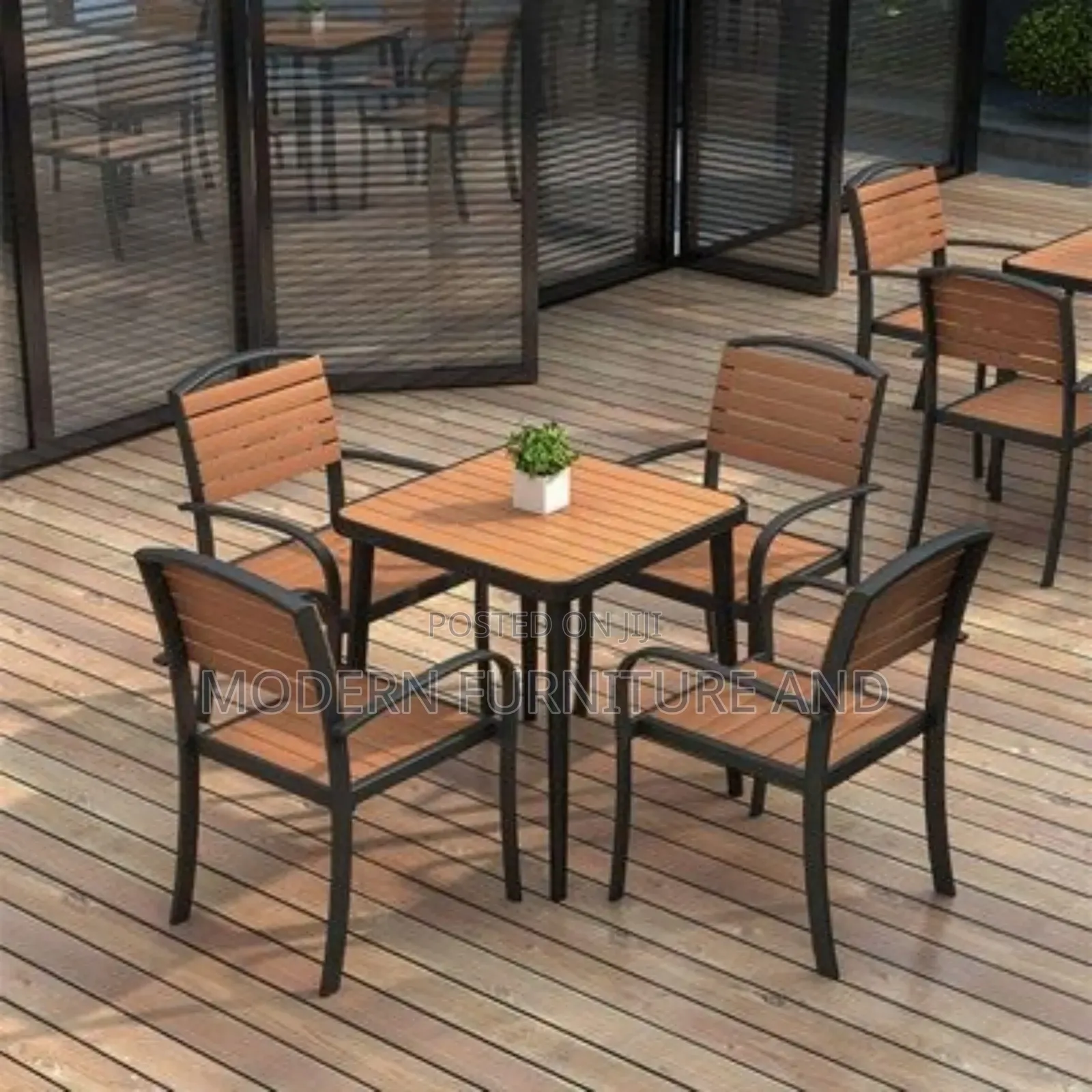 Elegant Cafe Dining Set( Table With 4 Chair)