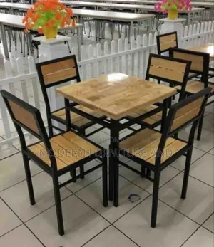 Elegant Cafe Dining Set( Table With 4 Chair)