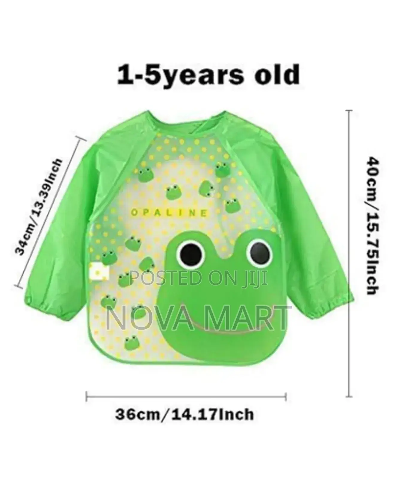 Infant Long Sleeve Feeding Aprons