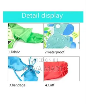 Infant Long Sleeve Feeding Aprons