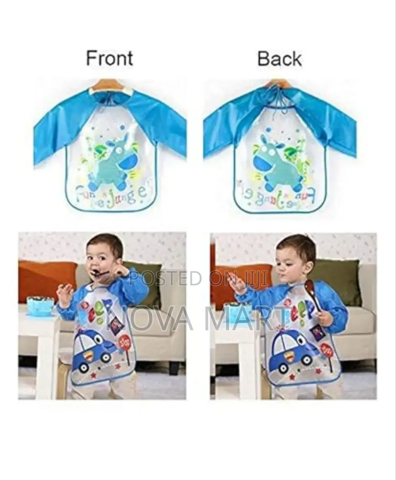 Infant Long Sleeve Feeding Aprons