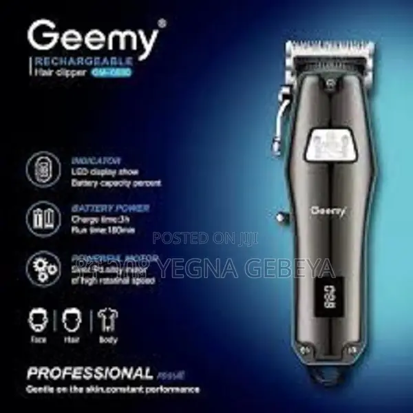 Geemy Gm-6680 – Rechargeable Hair Clipper