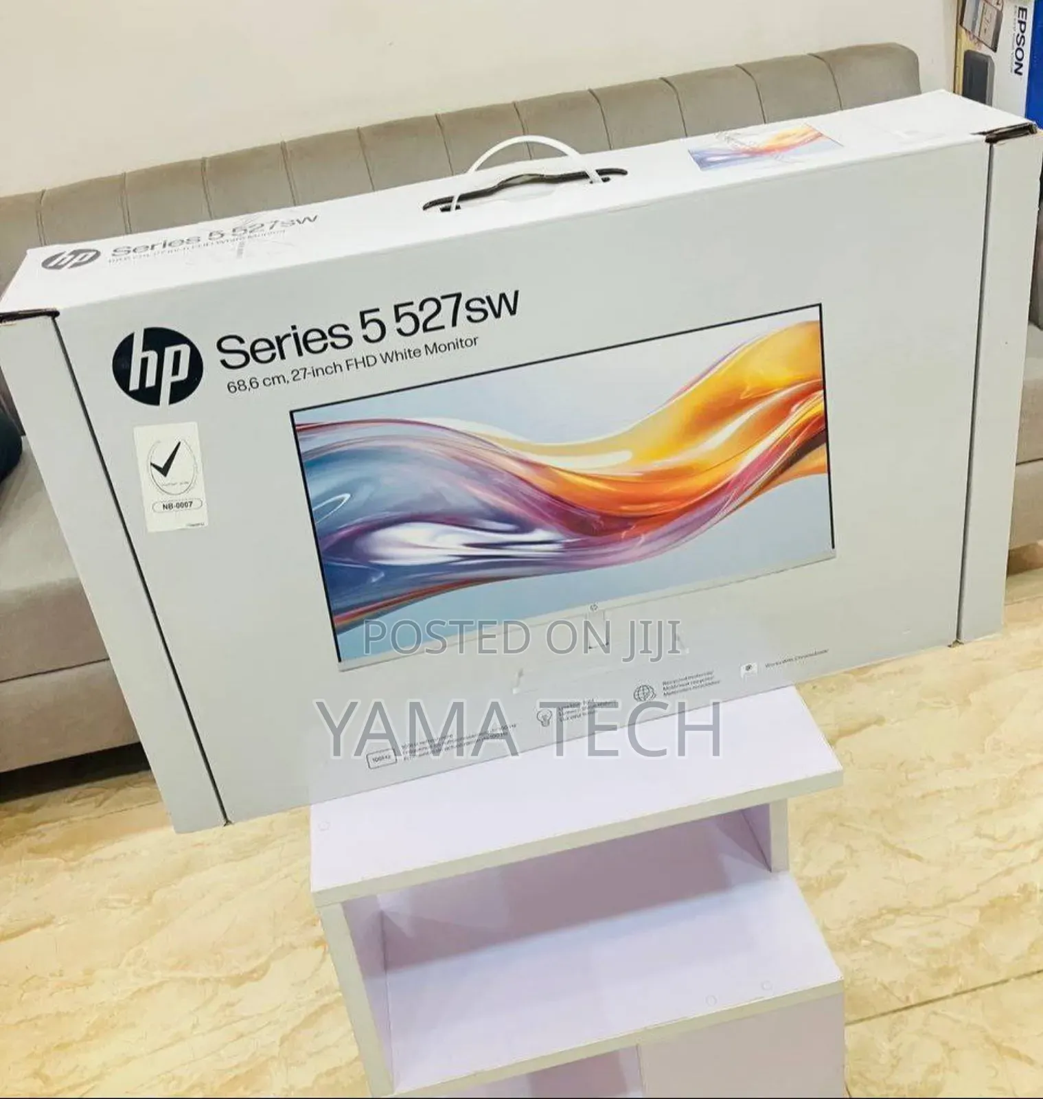 Hp Monitor 27"Inch White Color