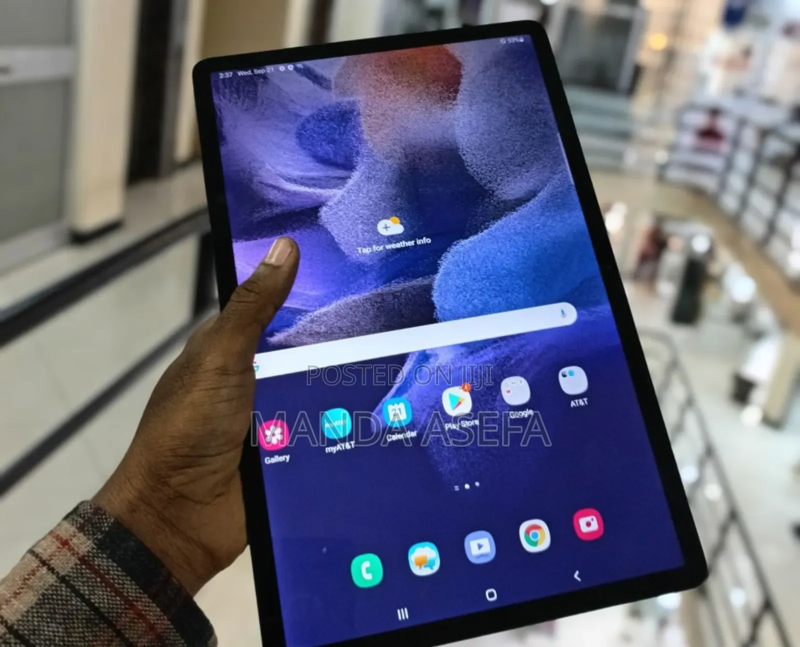 New Samsung Galaxy Tab S7 FE 64 GB Black