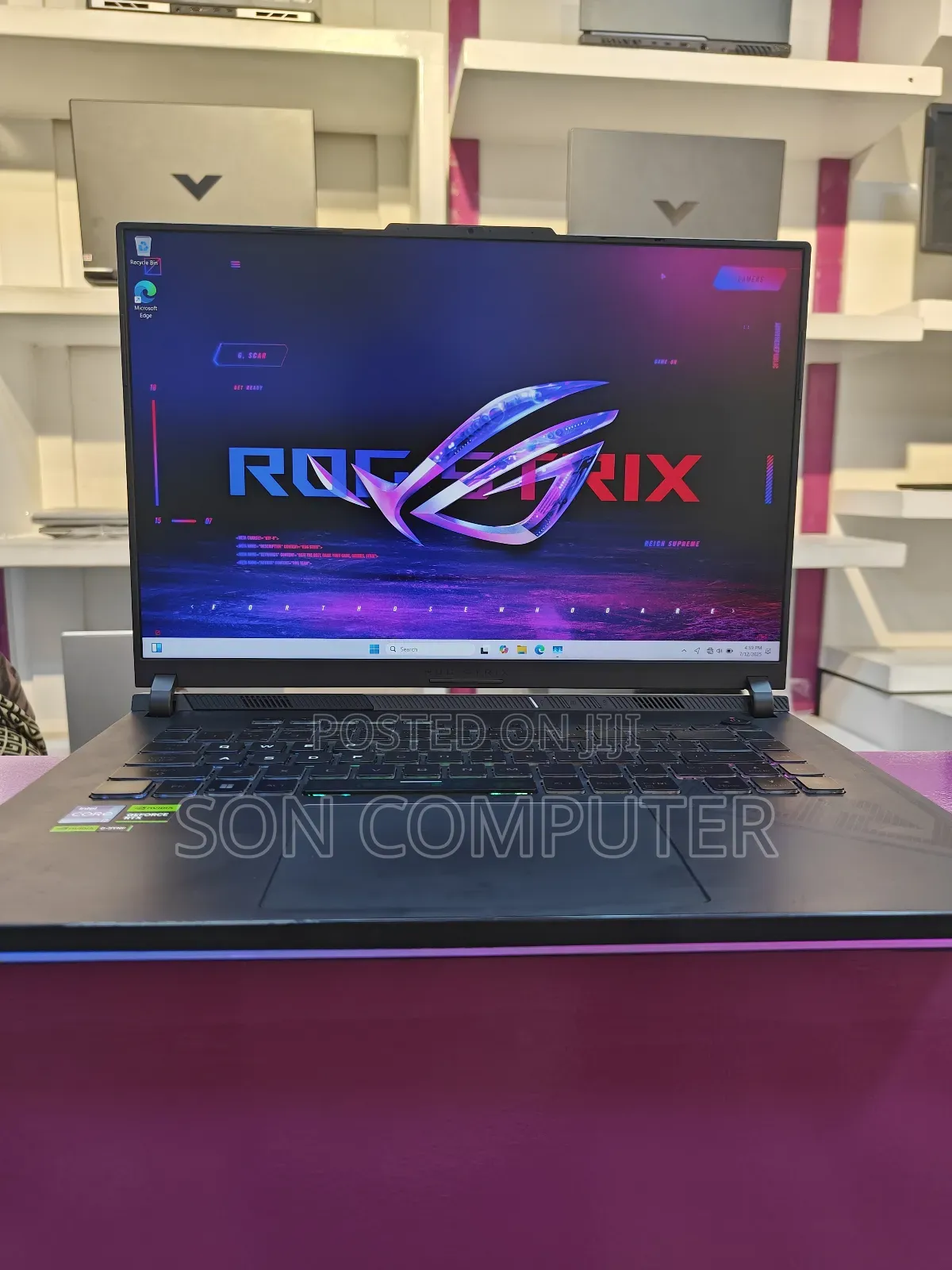 New Laptop Asus ROG Strix G16 G614 16GB Intel Core I7 SSD 512GB