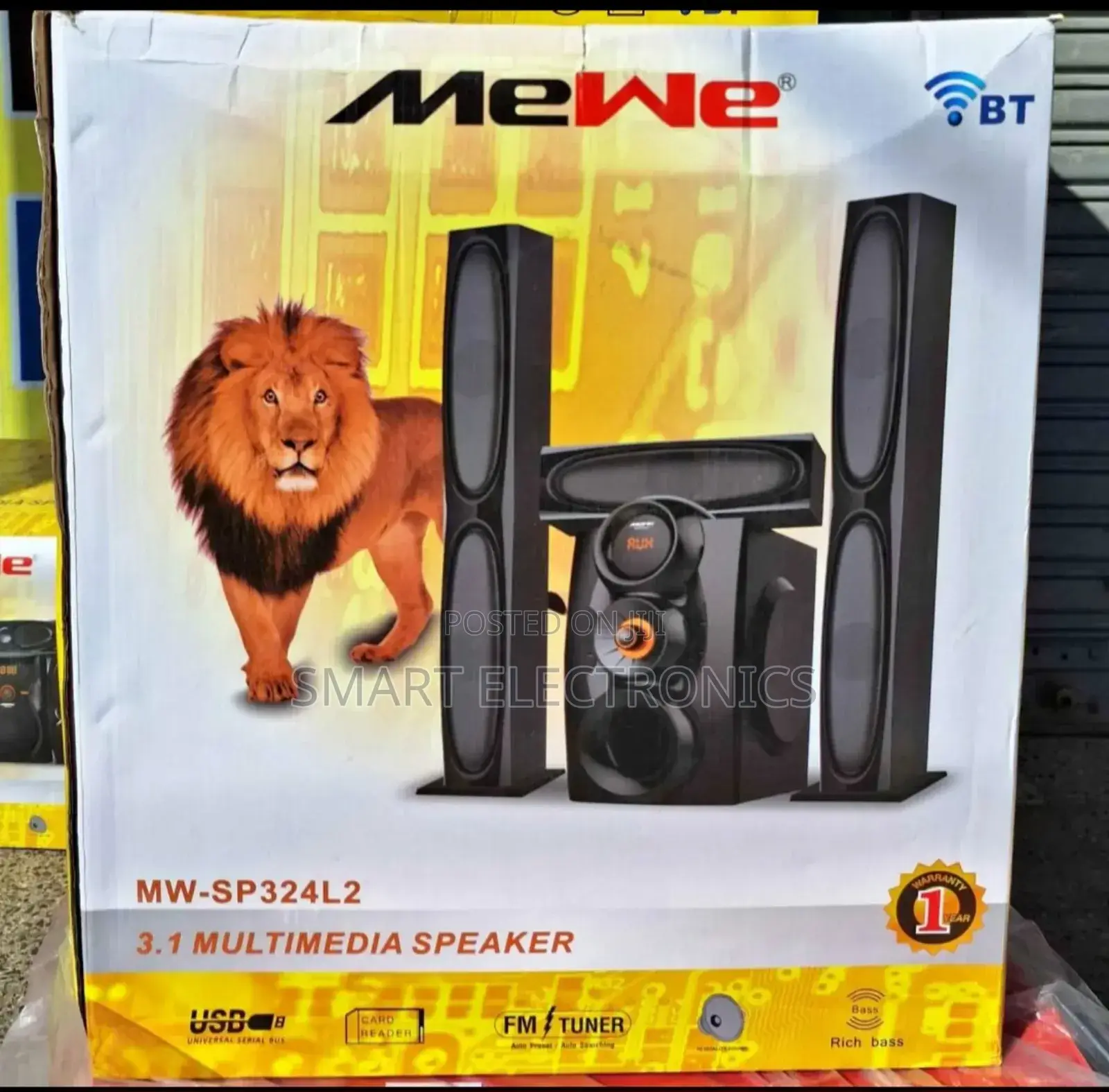 Mewe 3.1 Home Theatre Multimedia Speaker