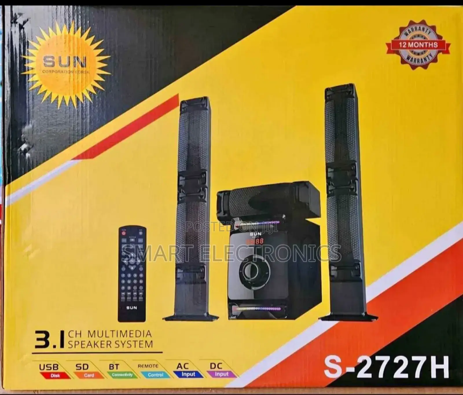 Sun 3.1 Home Theatre Multimedia Speaker