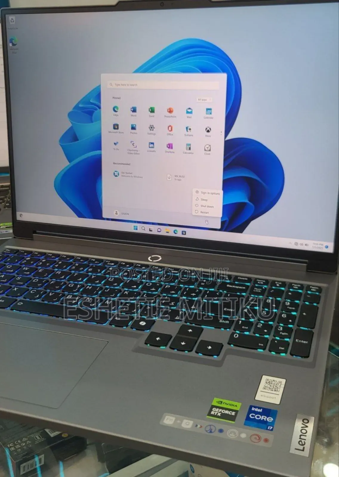 New Laptop Lenovo Legion 5 16GB Intel Core I7 SSD 512GB