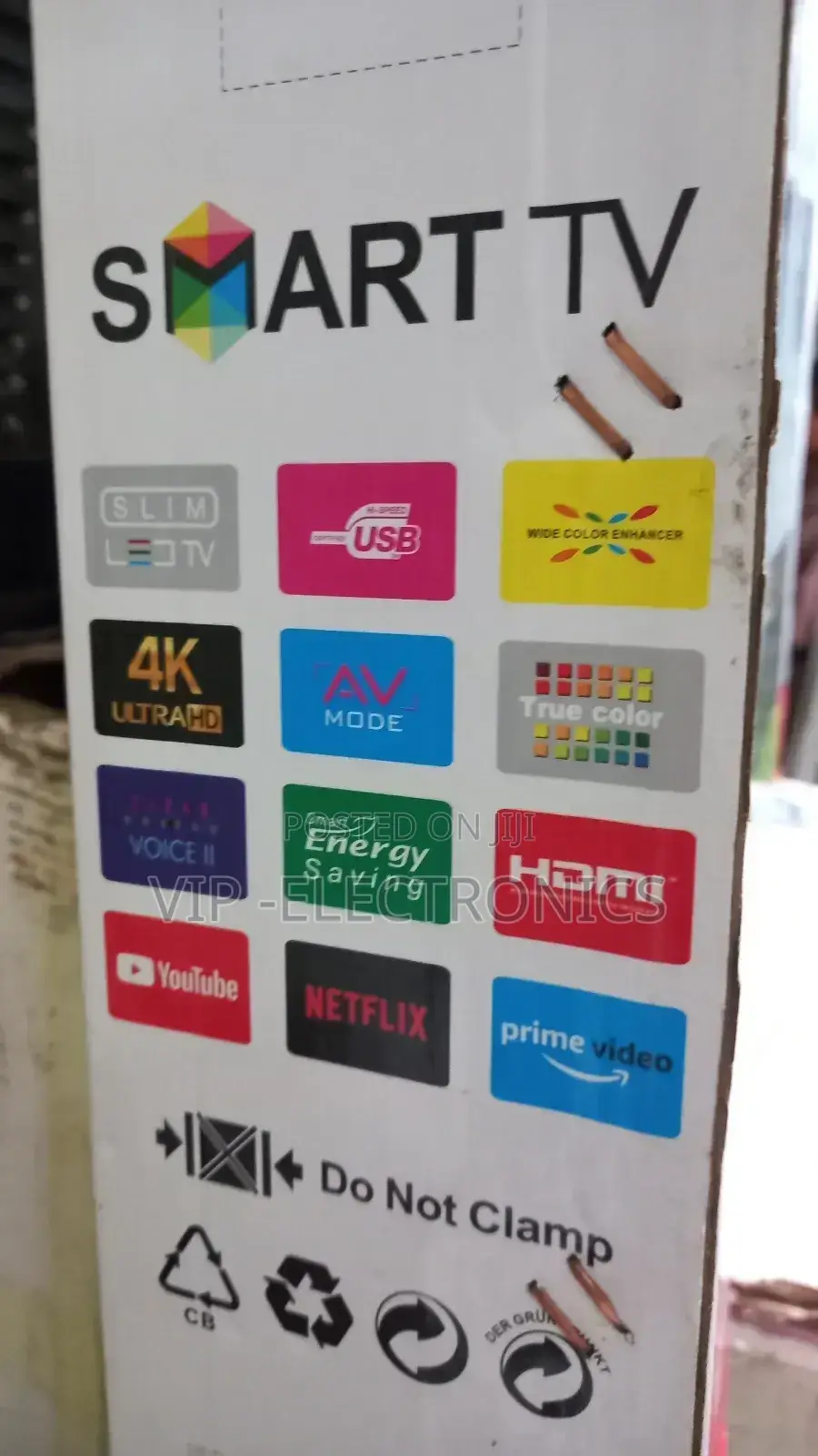 Emingtek 55 Inch Tv Smart Uhd Frameless Tv