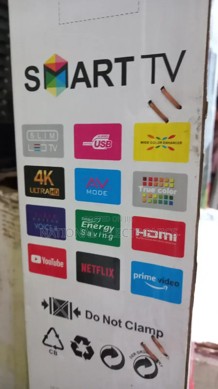 Emingtek 55 Inch Tv Smart Uhd Frameless Tv