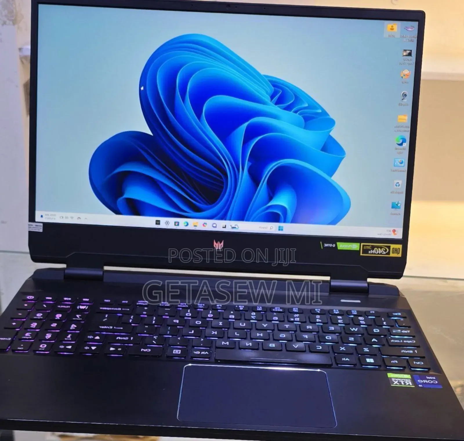 New Laptop Acer Predator Helios 300 16GB Intel Core I7 SSD 1T