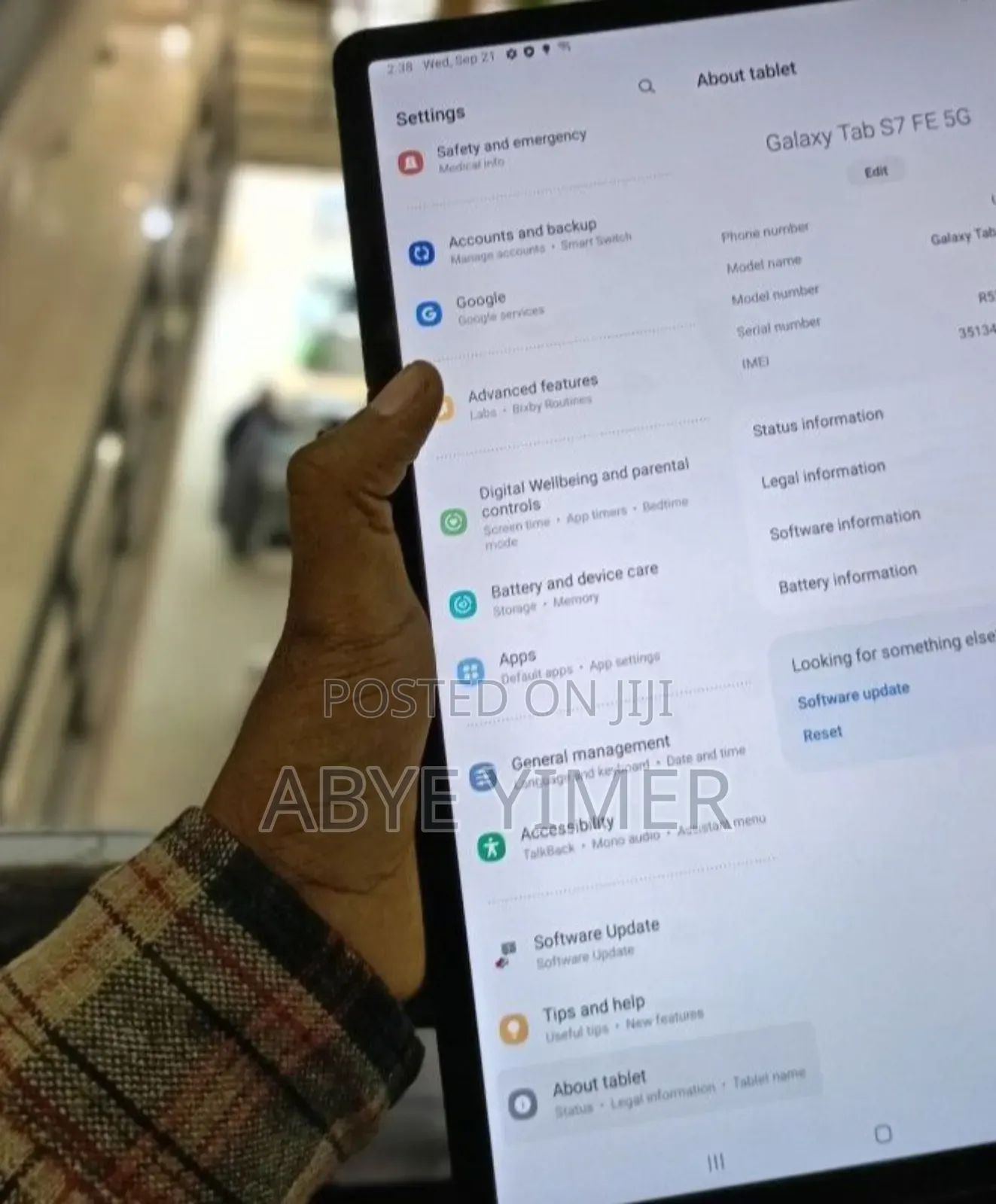 New Samsung Galaxy Tab S7 128 GB Silver