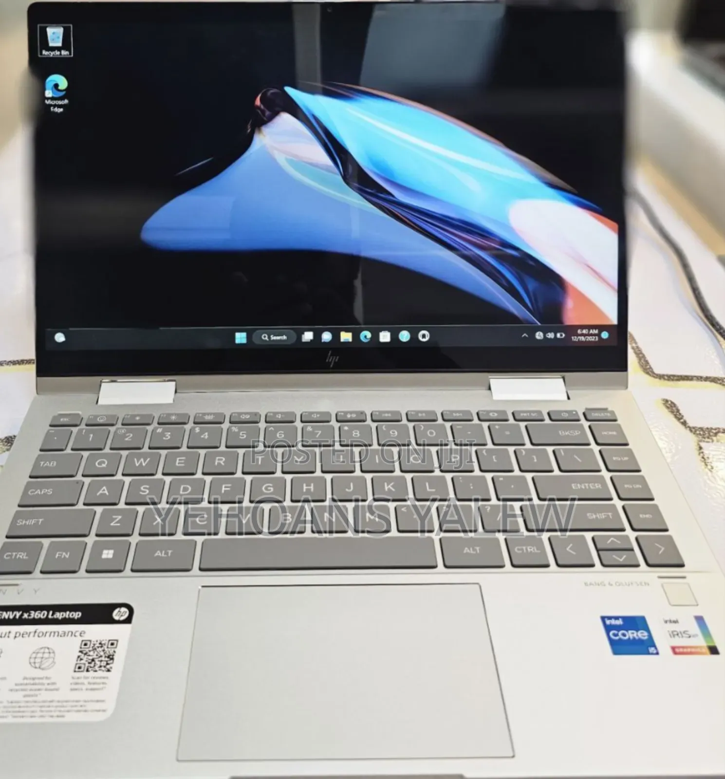 New Laptop HP Envy X360 8GB Intel Core I7 SSD 512GB