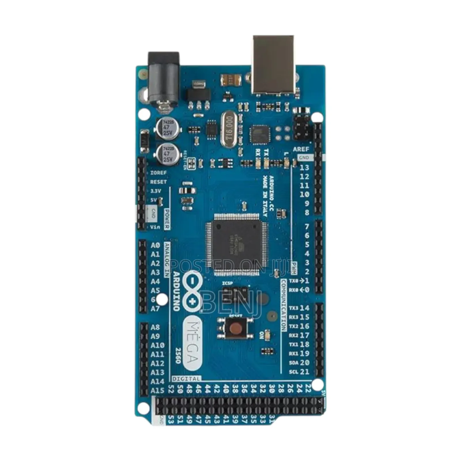 Arduino Mega 2560 Microcontroller Board Based on Atmega328p