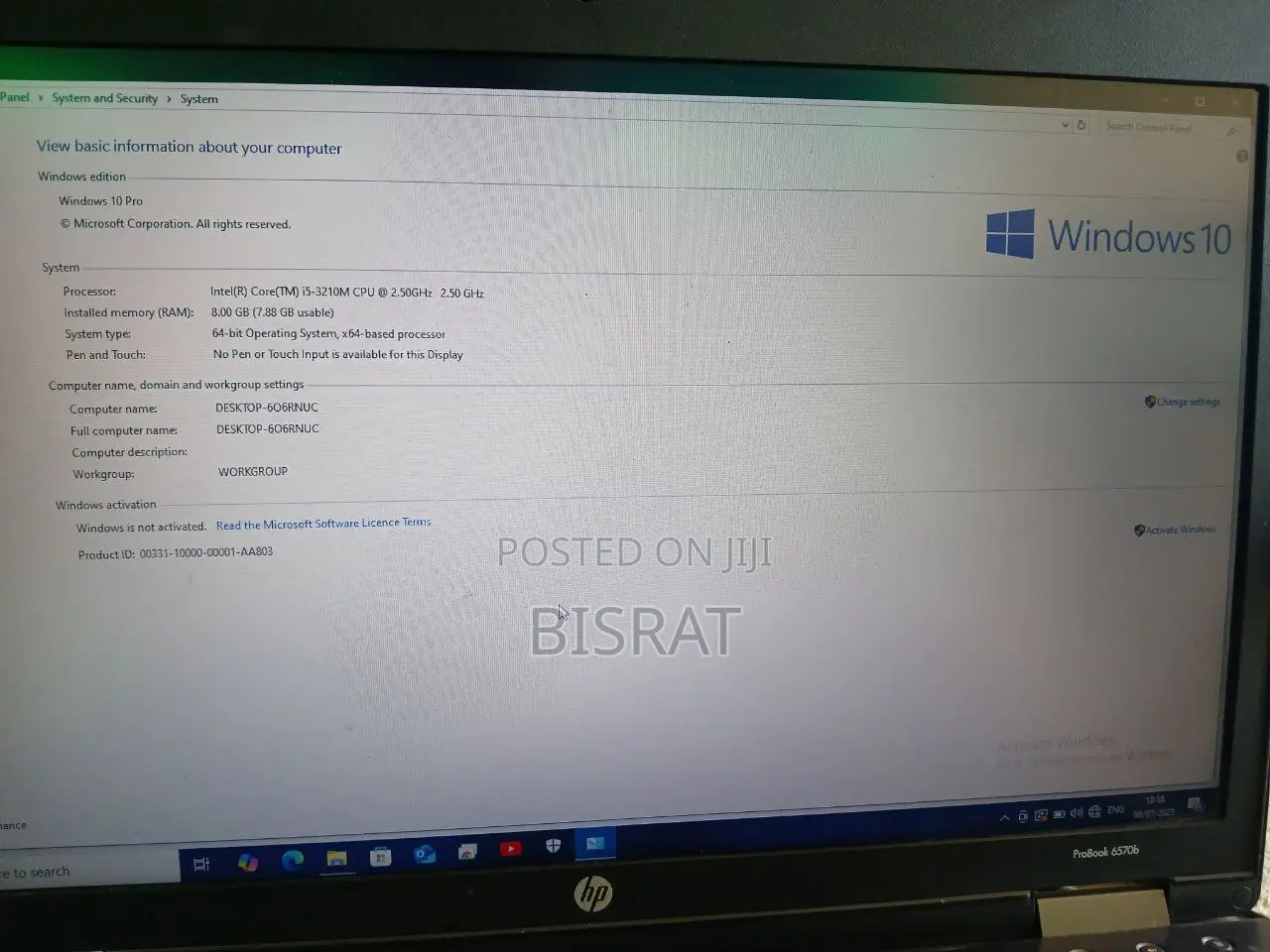 Laptop HP 8GB Intel Core I5 HDD 1T