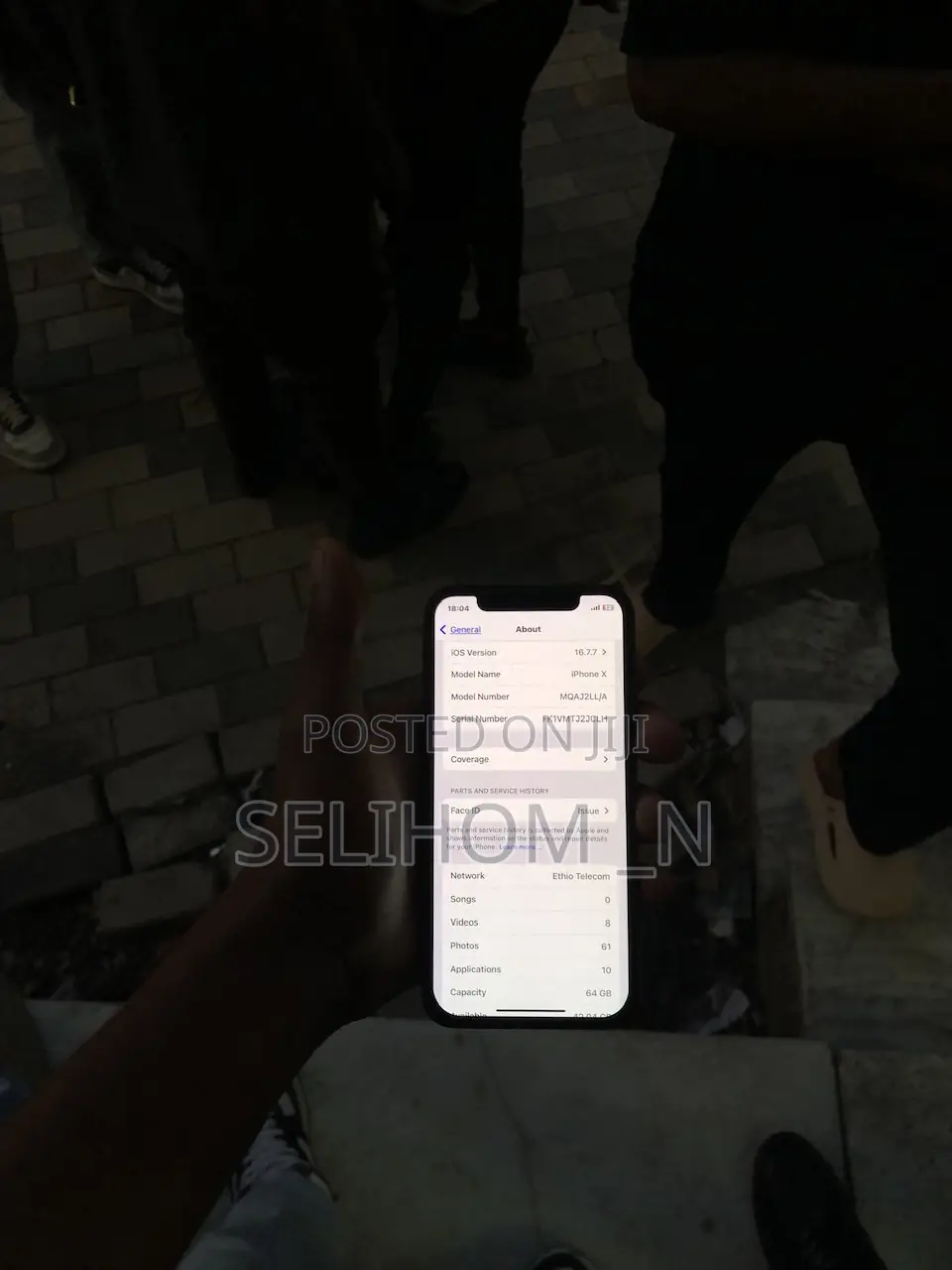 Apple iPhone X 64 GB Black