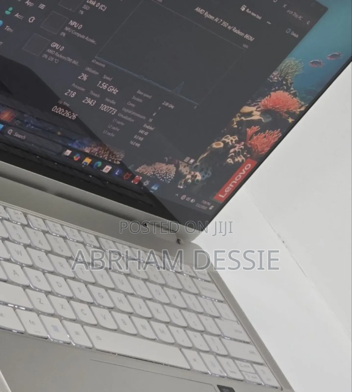 New Laptop Lenovo 16GB AMD Ryzen 7 SSD 1T