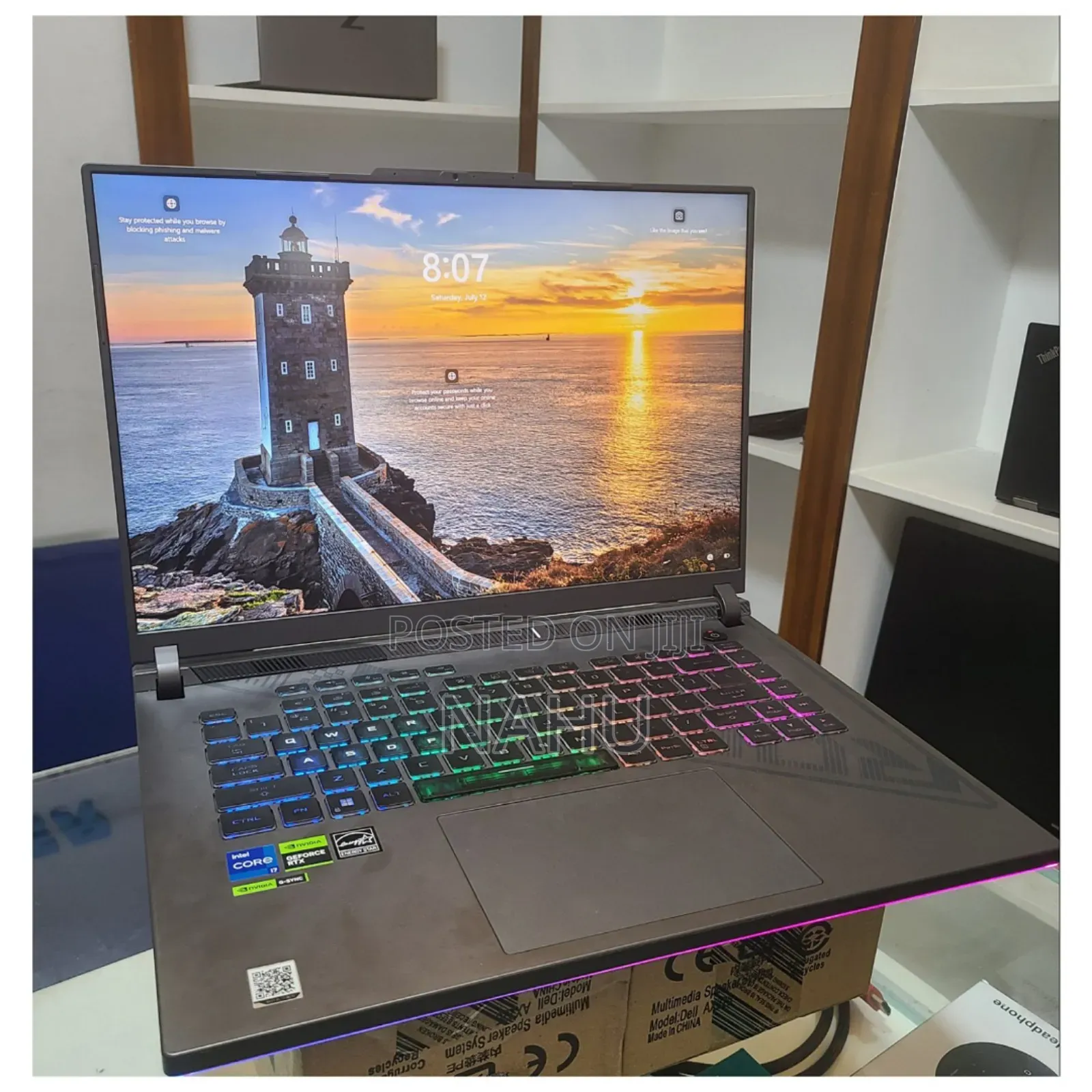 New Laptop Asus ROG Strix G15 16GB Intel Core I7 SSD 1T