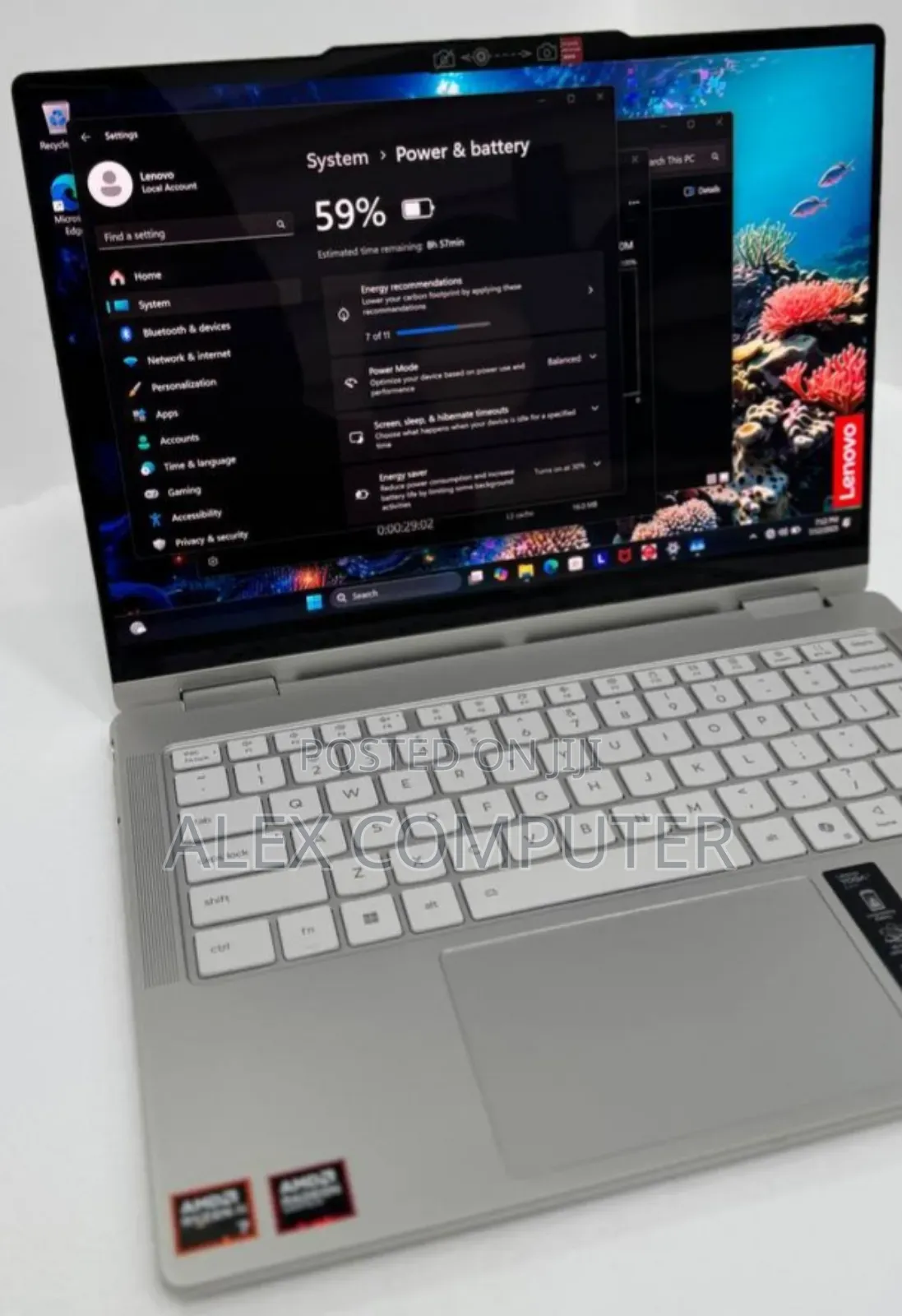 New Laptop Lenovo Yoga 7i 16GB AMD Ryzen 7 SSD 1T