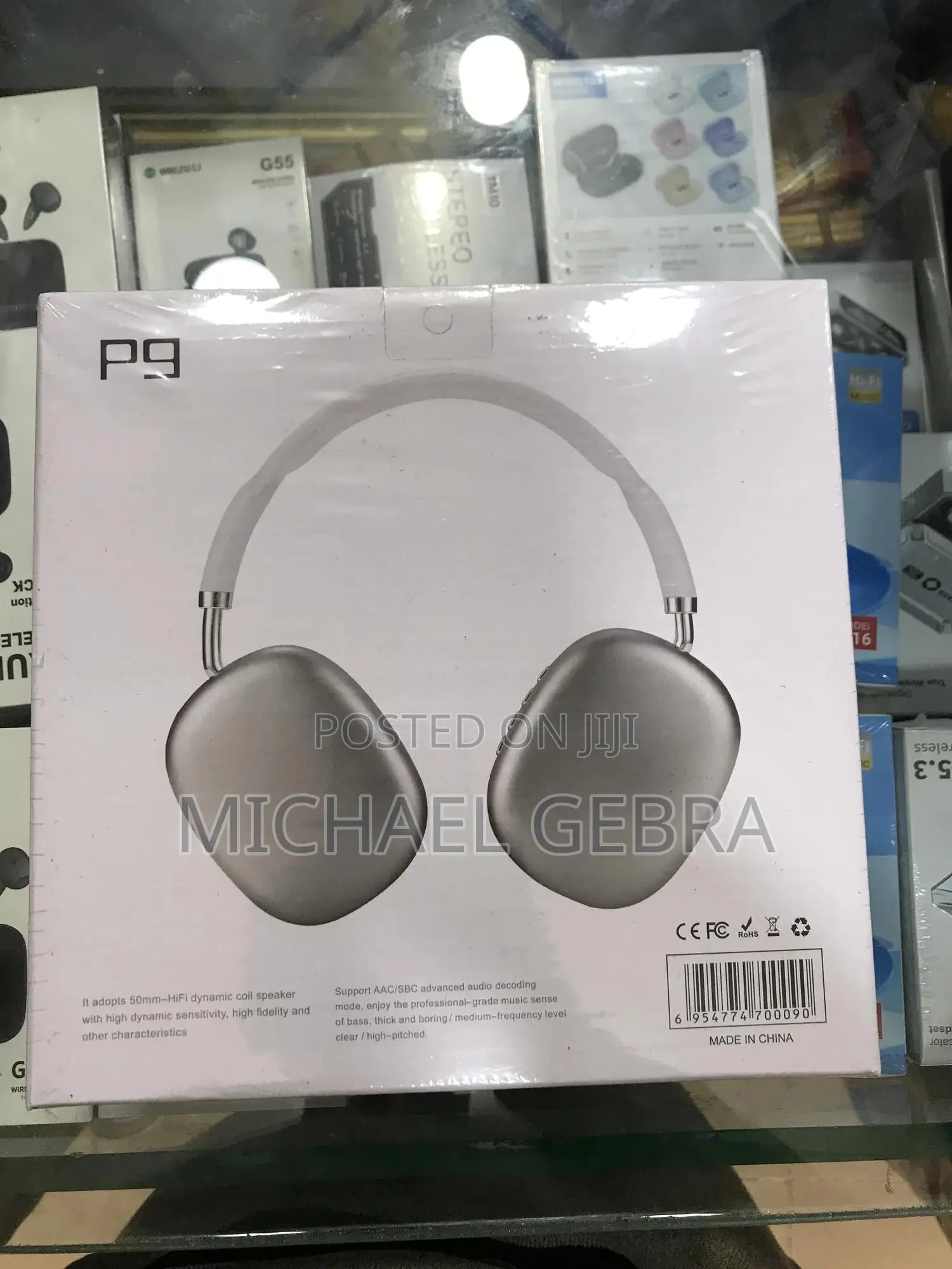 P9 Headset 50mm-hifi Dynamic Cole Speaker