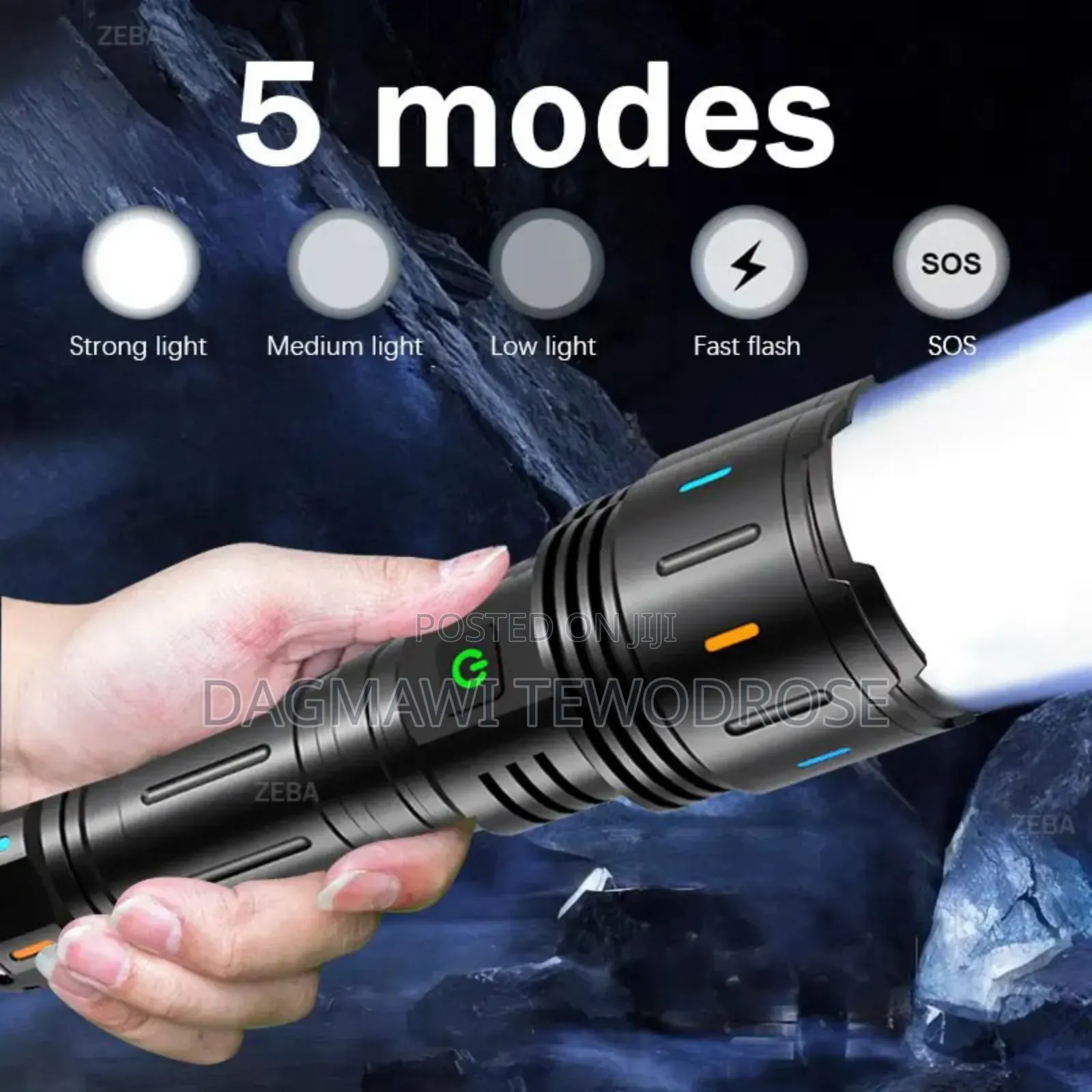 Led Rechargeable Flashlight