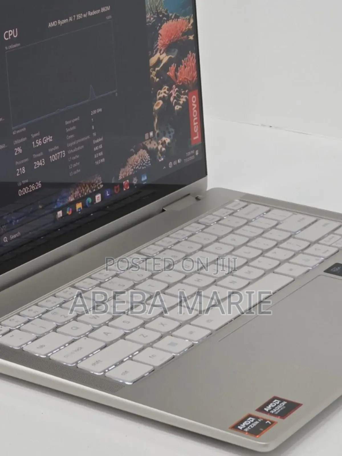 New Laptop Lenovo Yoga 7i 16GB AMD Ryzen 7 SSD 1T