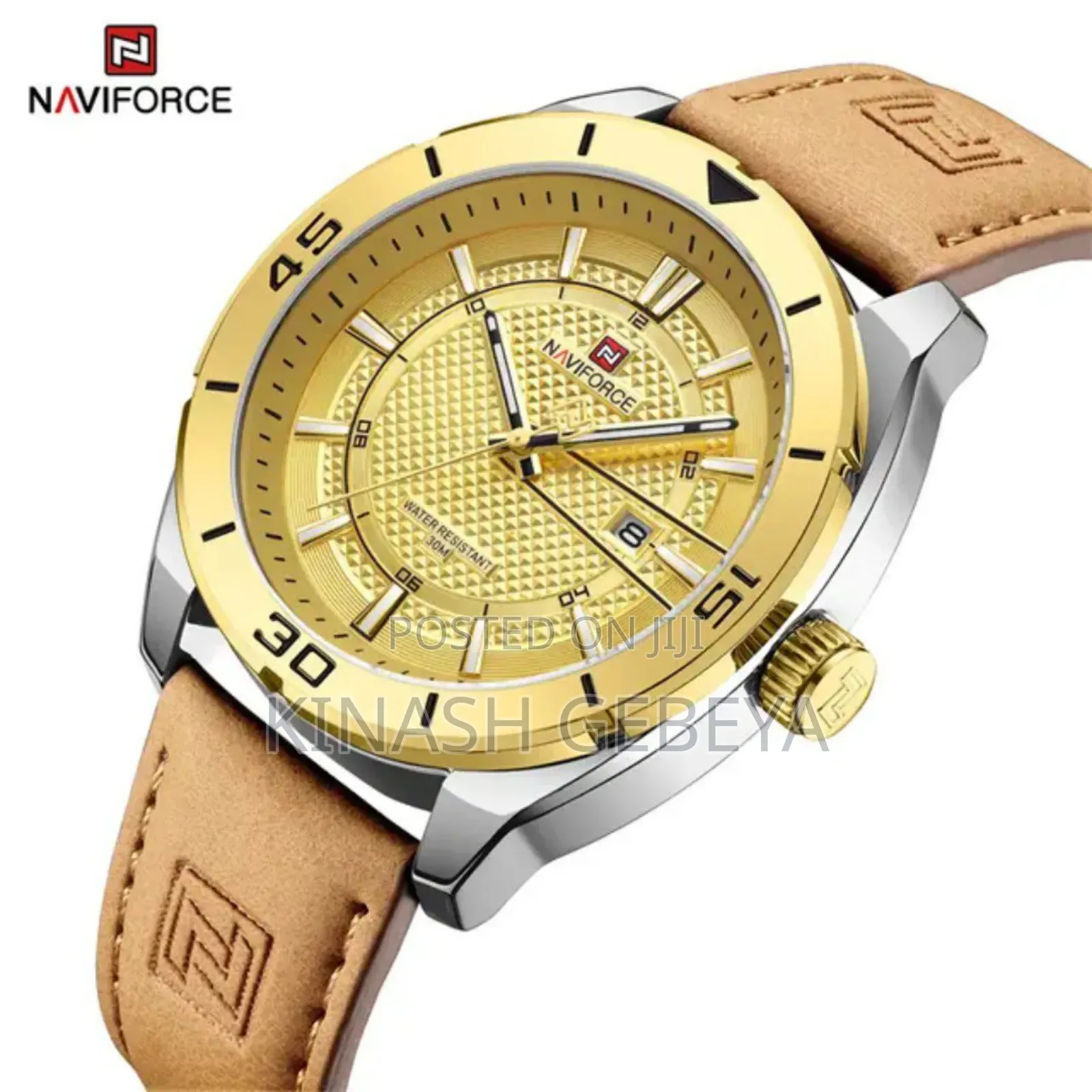 Navi Force Leather Band High Quality Watch