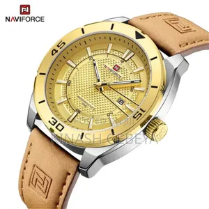 Navi Force Leather Band High Quality Watch