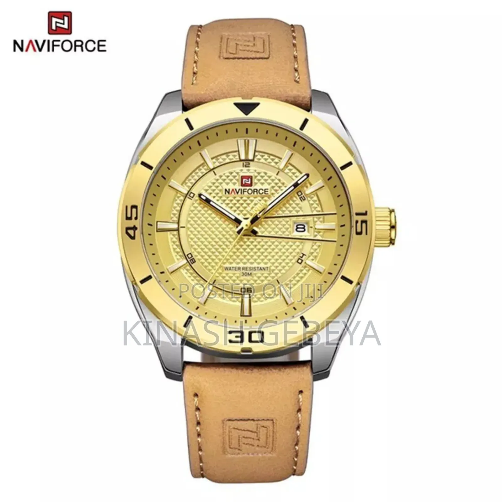 Navi Force Leather Band High Quality Watch