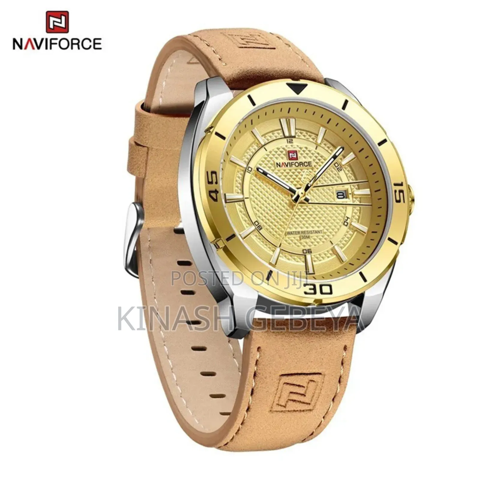 Navi Force Leather Band High Quality Watch