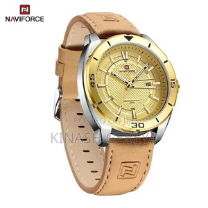 Photo - Navi Force Leather Band High Quality Watch