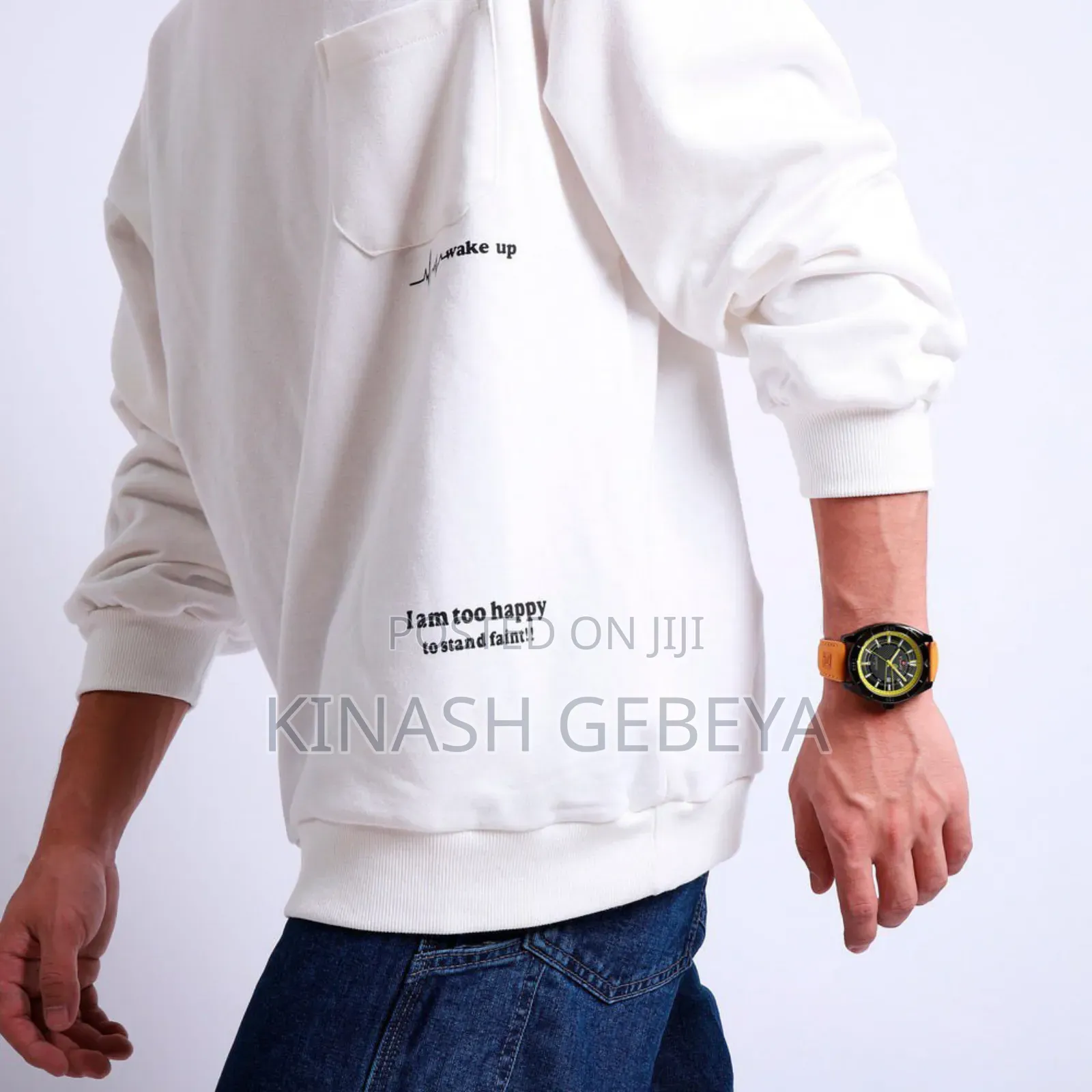 Navi Force Original Leather Band Watch